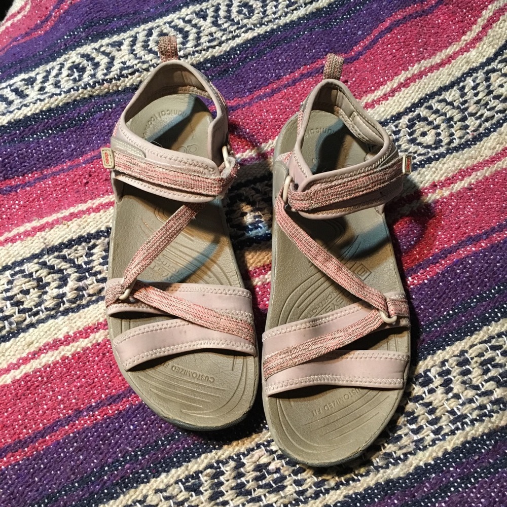 Abeo H2O B.I.O.System Sandal - pink and taupe